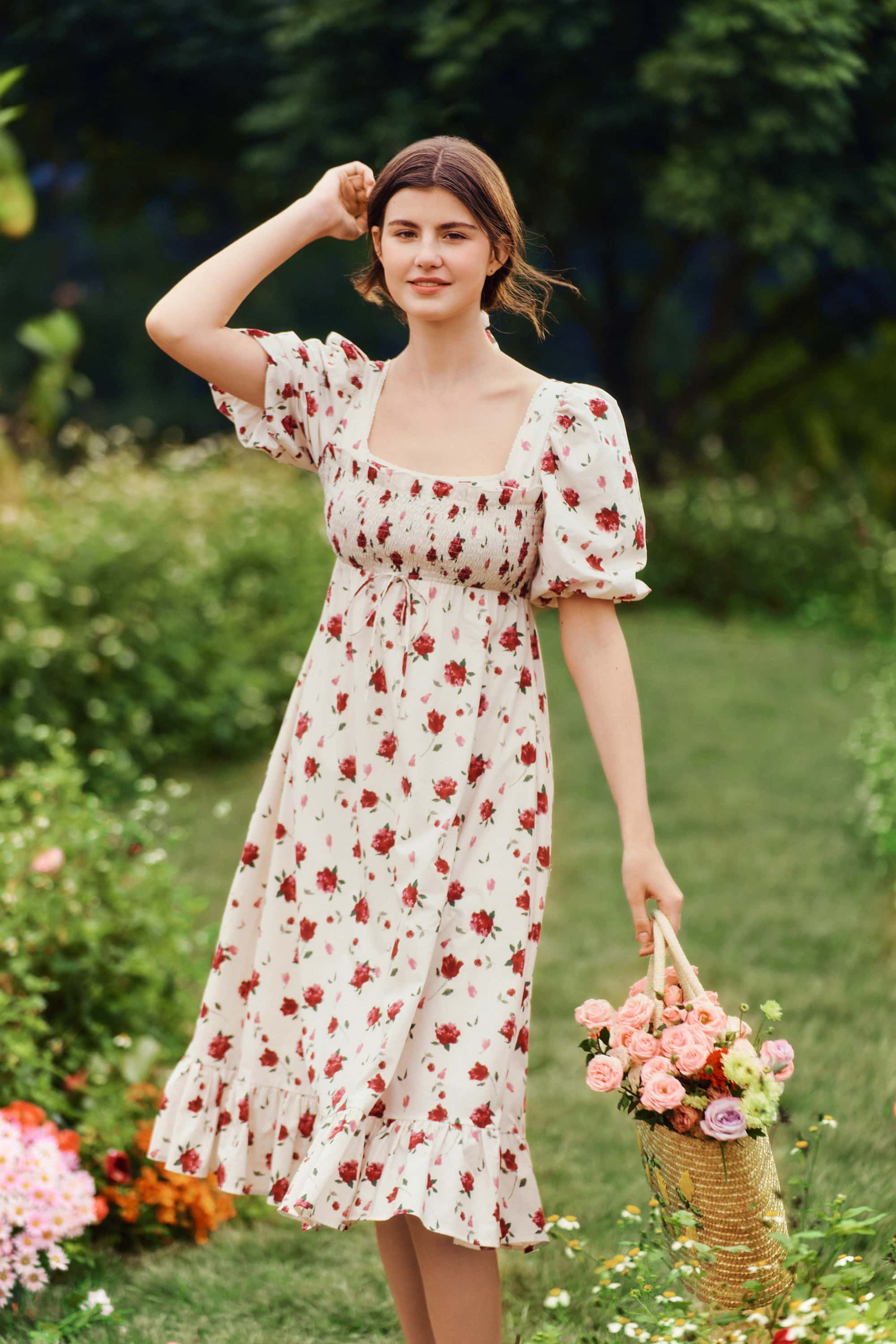 Shops midi dress flower