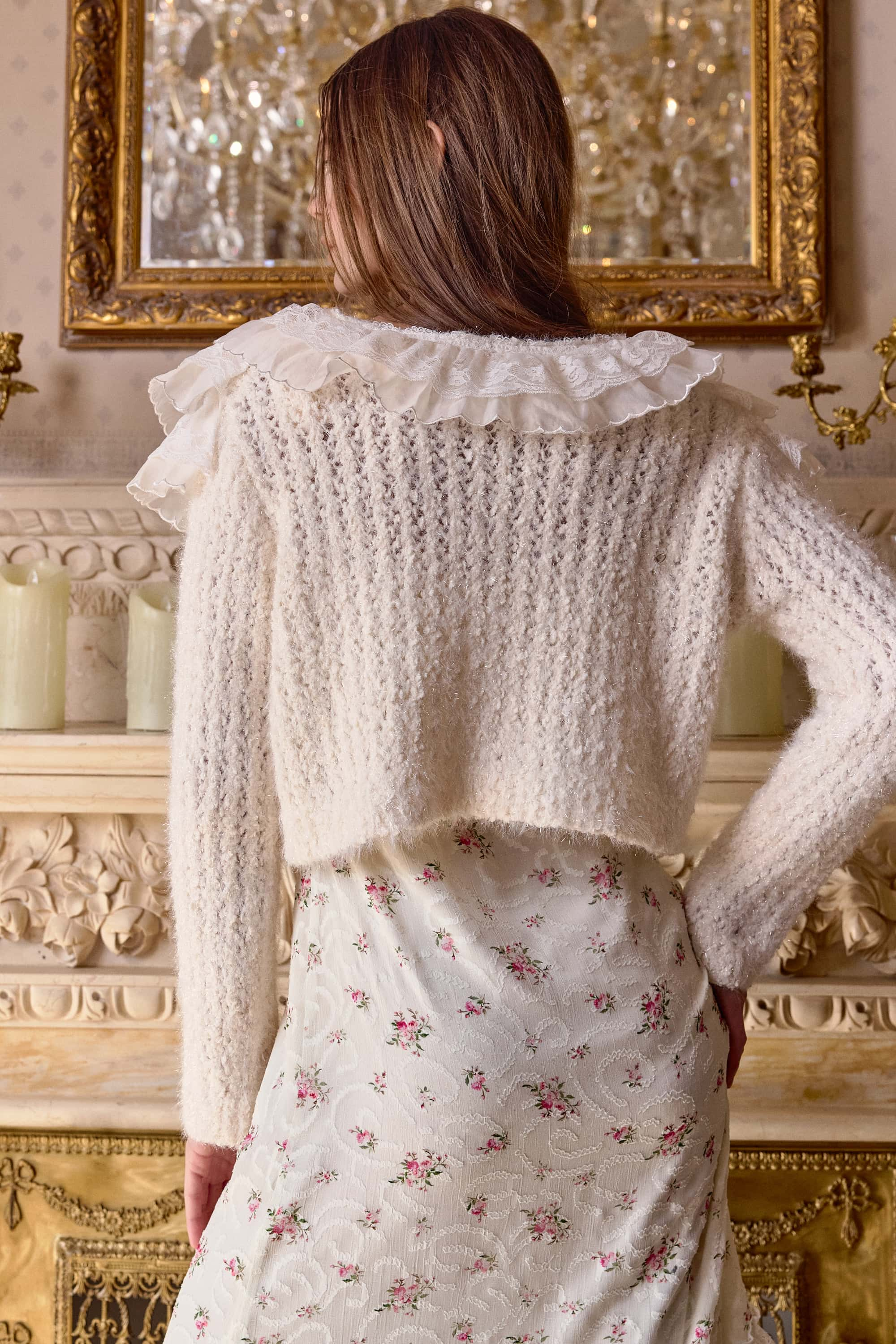 Shirley Lace Knitted Cardigan