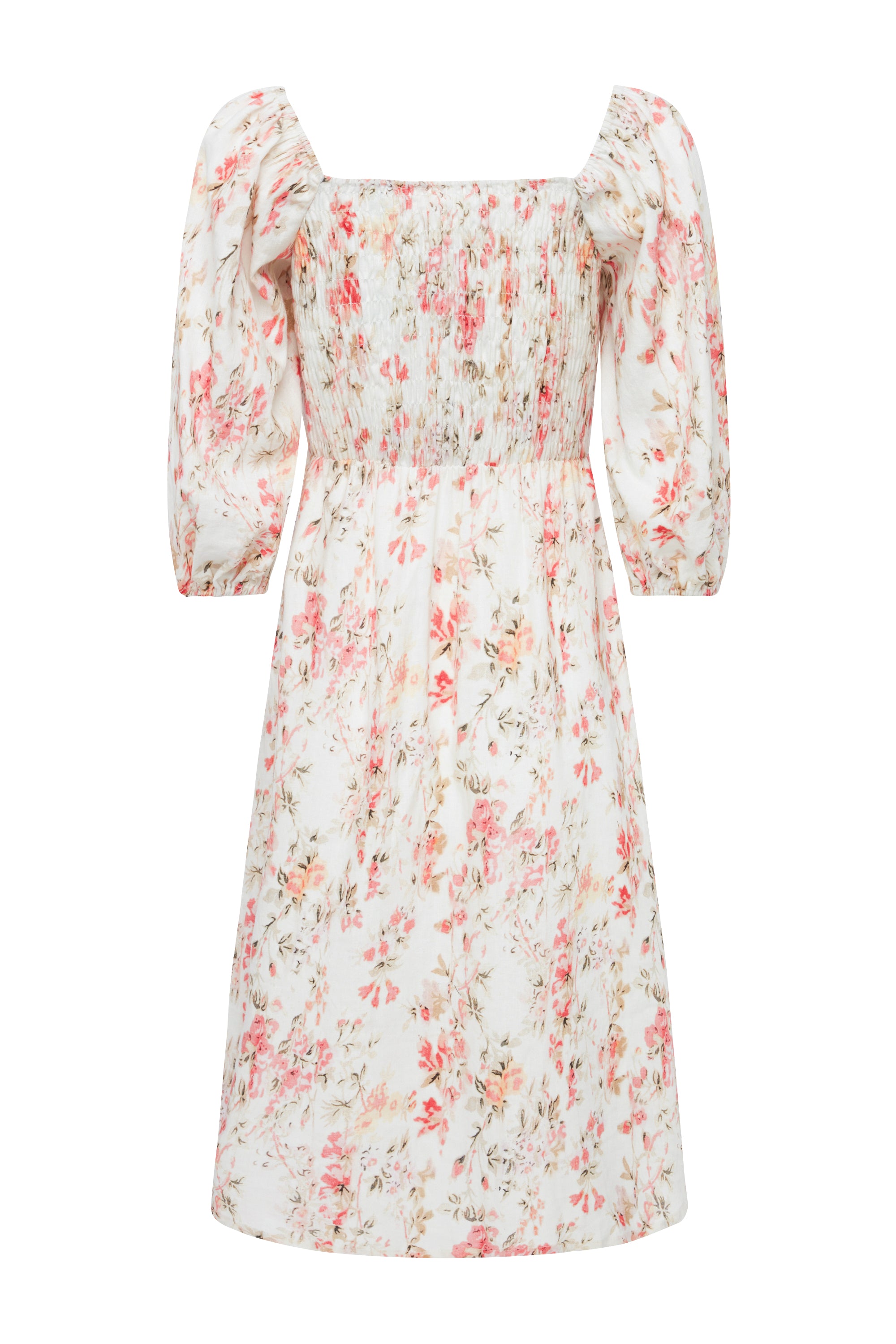 Marion Floral Empire-Cut Midi Dress